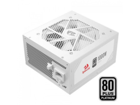 Fonte Redragon RGPS, 1000W, ATX 3.0, 80 Plus Platinum, Com Conector PCIe 5.0, PFC Ativo, Full Modular, White, GC-PS017W