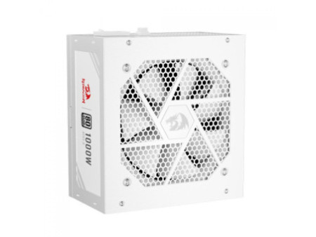 Fonte Redragon RGPS, 1000W, ATX 3.0, 80 Plus Platinum, Com Conector PCIe 5.0, PFC Ativo, Full Modular, White, GC-PS017W