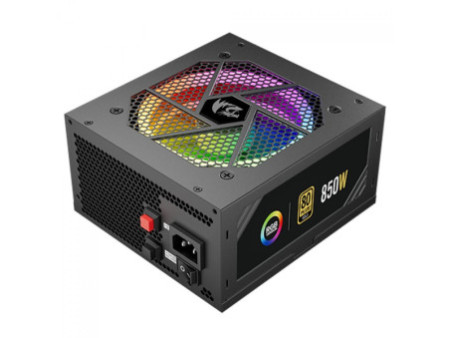 Fonte Redragon RGPS, 850W, RGB, 80 Plus Gold, PCIe 5.0, PFC Ativo, Full Modular, GC-PS007-1