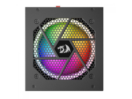 Fonte Redragon RGPS, 850W, RGB, 80 Plus Gold, PCIe 5.0, PFC Ativo, Full Modular, GC-PS007-1