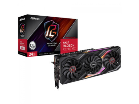 Placa De Vídeo AsRock AMD Radeon RX 7900 XTX Phantom Gaming OC , 24GB, GDDR6, FSR, Ray Tracing, 90-GA3YZZ-00UANF