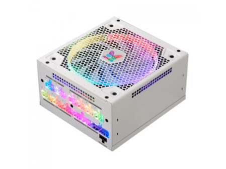 Fonte Super Flower LEADEX III ARGB 650W, 80 Plus Gold, PFC Ativo, Full Modular, SF-650F14RG(WH)