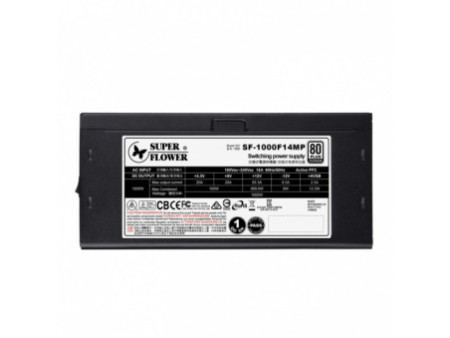 Fonte Super Flower LEADEX Platinum SE 1000W, 80 Plus Platinum, PFC Ativo, Full Modular, SF-1000F14MP(BK)