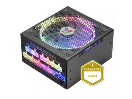 Fonte Super Flower LEADEX III ARGB 650W, 80 Plus Gold, Black, PFC Ativo, Full Modular, SF-650F14RG(BK) Com Cabo de força