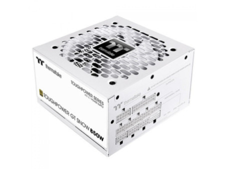 Fonte Thermaltake Toughpower GT Snow, 850W, 80 Plus Gold, PFC Ativo, ATX 3.1, Full Modular, Branco, PS-TPT-0850FNFAGB-W