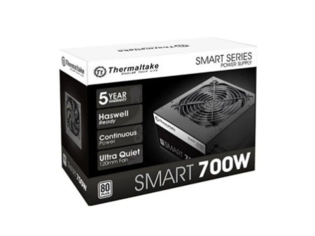 Fonte Thermaltake Smart Series 700W PS-SPD-0700 PFC Ativo Cabos Flat
