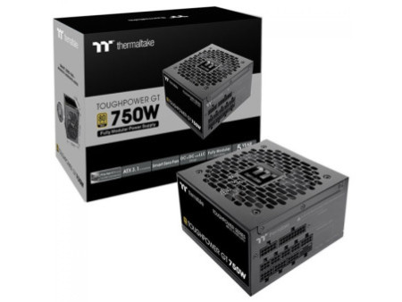 Fonte Thermaltake Toughpower GT, 750W, 80 Plus Gold, PFC Ativo, ATX 3.1, Full Modular, PS-TPT-0750FNFAGB-3