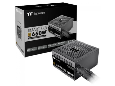 Fonte Thermaltake Toughpower Smart BX3, 650W, 80 Plus Bronze, PFC Ativo, Preto, PS-SPD-0650NNFABB-3
