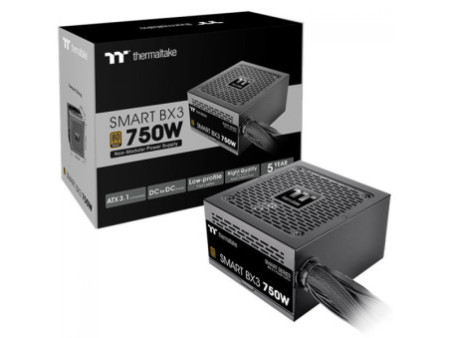 Fonte Thermaltake Toughpower Smart BX3, 750W, 80 Plus Bronze, PFC Ativo, Preto, PS-SPD-0750NNFABB-3