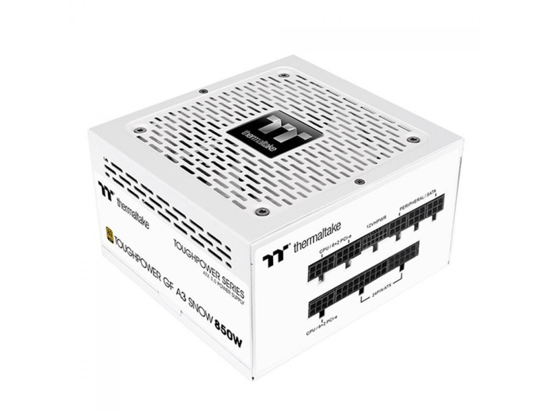 Fonte Thermaltake Toughpower GF A3, 850W, 80 Plus Gold, PFC Ativo, Full Modular, Branca, PS-TPD-0850FNFAGB-N