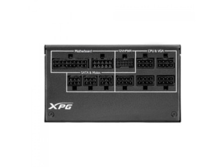 Fonte XPG Cybercore II, 1000W, 80 Plus Platinum, Full Modular, PFC Ativo, CYBERCOREII1000P-BKCBR