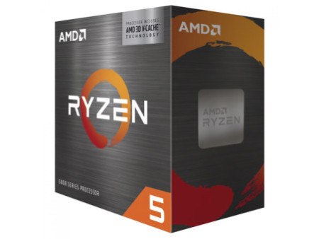 Processador AMD Ryzen 5 5500X3D, 3.0GHz (4.0GHz Turbo), 6-Cores 12-Threads, AM4, Sem Cooler, Sem Vídeo Integrado, 100-100001504W