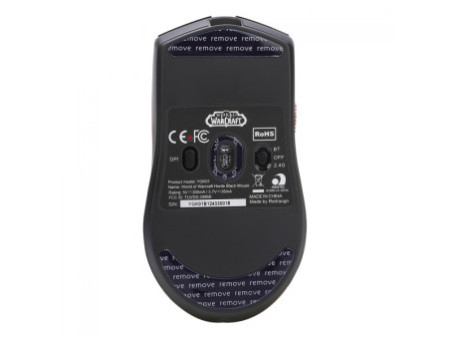 Mouse Gamer Redragon King Pro World of Warcraft Horda, Wireless, Bluetooth, 26000 DPI, PMW3395, 5 Botões Programáveis, Preto