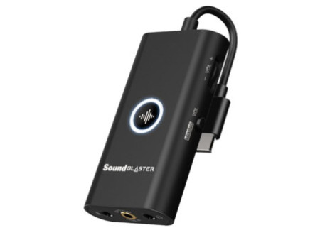 Placa de Som Creative Sound Blaster G3, Portátil, USB-C, 70SB183000000