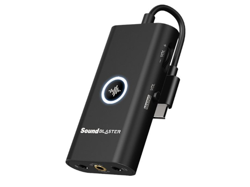 Placa de Som Creative Sound Blaster G3, Portátil, USB-C, 70SB183000000
