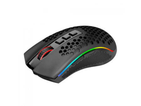 Mouse Gamer Redragon Storm Pro, 16000 DPI, Wireless, 8 Botões Programáveis, RGB, Black, M808-KS
