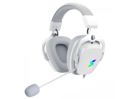 Headset Gamer SuperFrame Wind, RGB, Wireless, Drivers de 50mm, White, SF-HS-WD7WRU