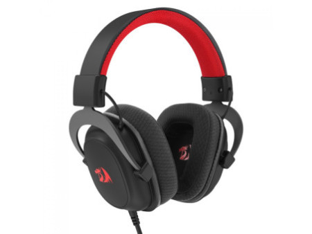 Headset Gamer Redragon Zeus Lite, P3, Drivers de 53mm, Microfone Destacável, Black, H510-LT