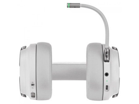 Headset Gamer Corsair Virtuoso RGB Wireless, Sem fio/USB/3.5mm, Múltiplas Plataformas, White, CA-9011186-NA