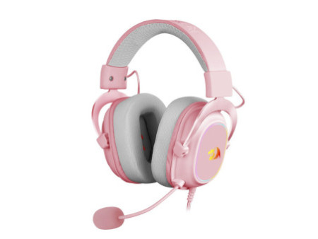 Headset Gamer Redragon Zeus X, USB, Surround 7.1, RGB, Pink, H510RGB-PINK