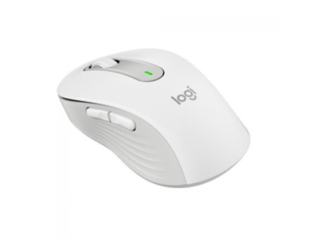 Mouse Logitech Signature M650, Sem Fio/Bluetooth, 2000 DPI, 5 Botões, SilentTouch, Branco, 910-006252