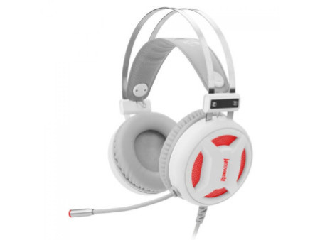 Headset Gamer Redragon Minos H210W, Surround 7.1, White, USB, H210W