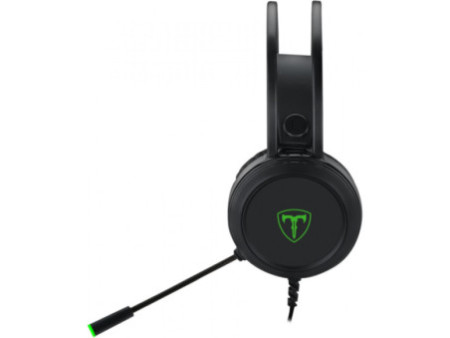 Headset Gamer T-Dagger Ural, Black e Green, T-RGH202