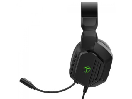 Headset Gamer T-Dagger Meath, 3.5mm, Drivers de 40mm, Preto, T-RGH102