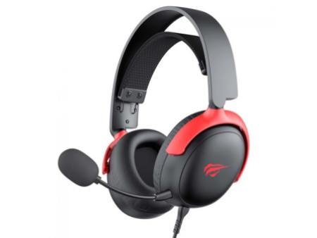 Headset Gamer Havit Gamenote H2015F, 3.5mm, Drivers de 53mm, Preto/Vermelho