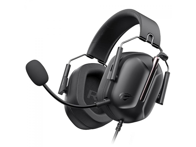 Headset Gamer Havit H2033D, 3.5mm, Drivers de 50mm, Preto, H2033D-BLK