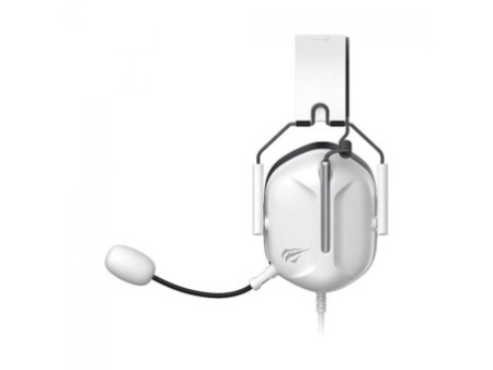 Headset Gamer Havit H2033D, 3.5mm, Drivers de 50mm, Branco e Preto, H2033D-WHT