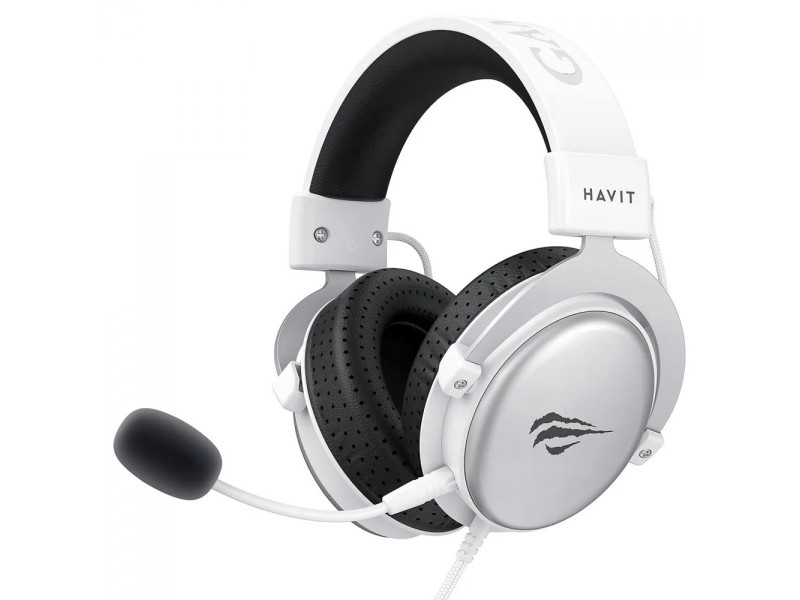 Headset Gamer Havit H2015D, 3.5mm, Drivers de 50mm, Preto, H2015D-WHT