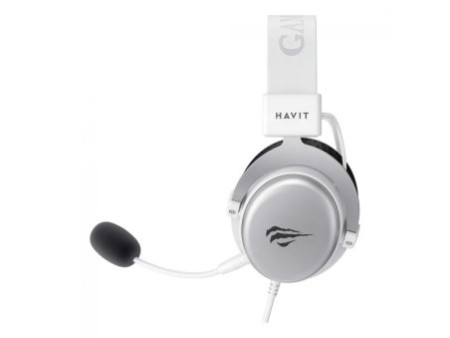 Headset Gamer Havit H2015D, 3.5mm, Drivers de 50mm, Preto, H2015D-WHT