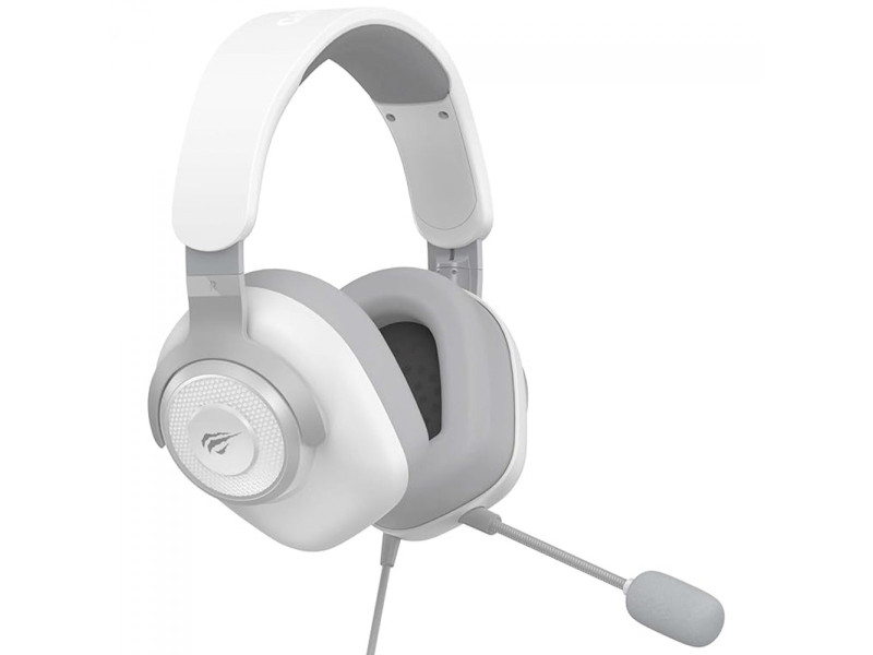 Headset Gamer Havit H2230D, P3, Drivers de 50mm, Microfone Destacável, Branco, H2230D-WHT