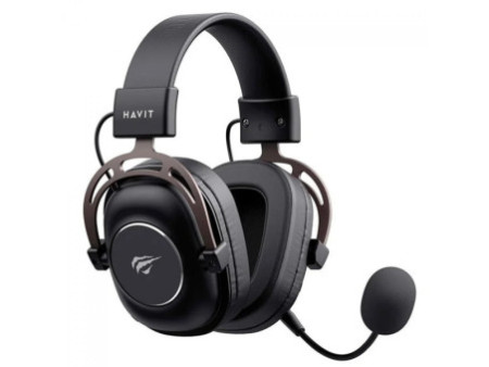 Headset Gamer Havit H2002YG, Wireless, Drivers de 50mm, Preto