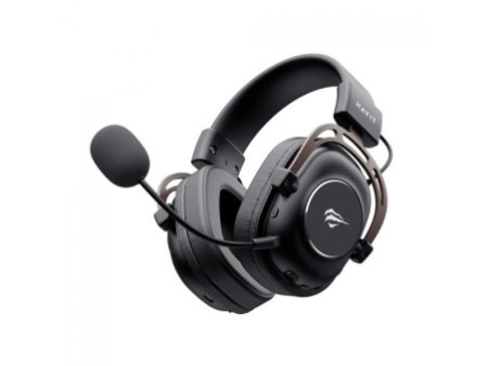 Headset Gamer Havit H2002YG, Wireless, Drivers de 50mm, Preto