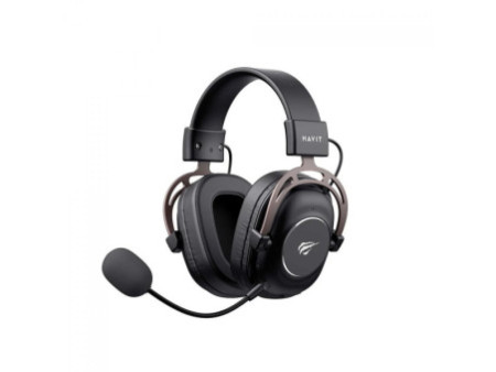 Headset Gamer Havit H2002YG, Wireless, Drivers de 50mm, Preto