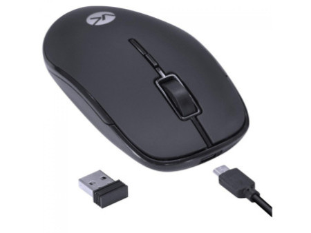 Mouse Vinik Power One, Sem Fio, 1600DPI, 4 Botões, Preto, PM100