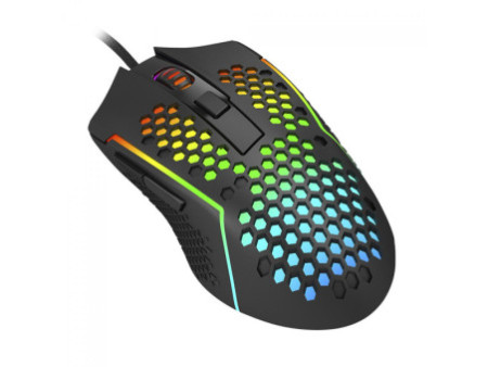 Mouse Gamer Redragon Reaping Plus, RGB, 6 Botões, 52000 DPI, Black, M987P-K V2