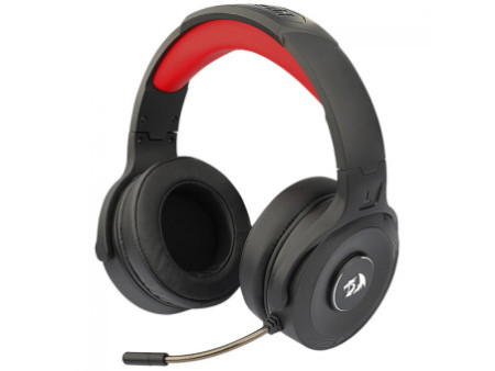 Headset Gamer Redragon Pelops Pro, Wireless, 3.5mm, Surround 7.1 Virtual, Drivers de 40mm, Preto, H818 PRO