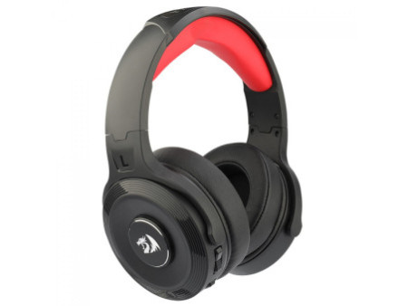 Headset Gamer Redragon Pelops Pro, Wireless, 3.5mm, Surround 7.1 Virtual, Drivers de 40mm, Preto, H818 PRO