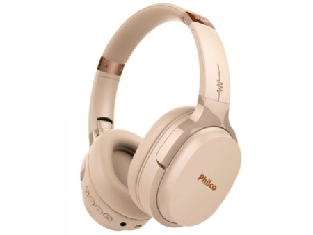 Headphone Philco Wave, Bluetooth, Bege, PFO01BTG