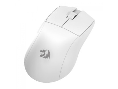 Mouse Gamer Redragon King Pro 4K Lunar White, Wireless, Bluetooth, 26000 DPI, 7 Botões, Polling Rate 4000hz, Branco, M916W-PRO-4