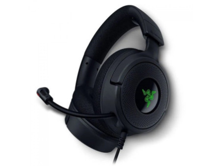 Headset Gamer Razer Kraken V4 X, RGB, Surround 7.1, Drivers TriForce De 40mm, USB, Preto, RZ0405180100R