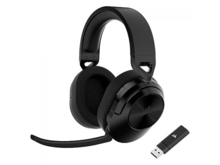 Headset Gamer Corsair HS55 Wireless, Bluetooth, Drivers de 50mm, 7.1 Surround, Carbon, CA-9011280-NA