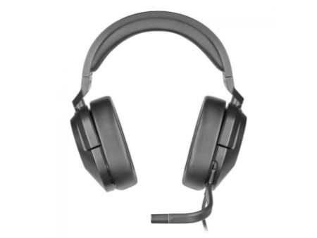 Headset Gamer Corsair HS55 Stereo, Drivers de 50mm, 3.5mm, Carbono, CA-9011260-NA