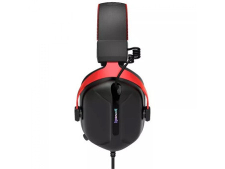 Headset Gamer Redragon Cybill H312, RGB, 7.1 Surround, Drivers de 50mm, USB, Preto e Vermelho