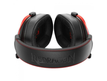 Headset Gamer Redragon Cybill H312, RGB, 7.1 Surround, Drivers de 50mm, USB, Preto e Vermelho