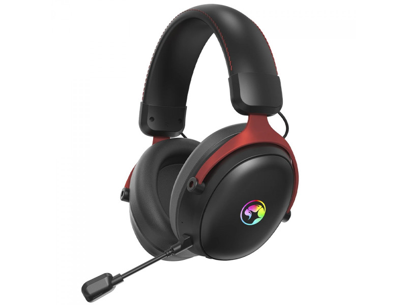 Headset Gamer Marvo HG9076W Tactic X Pro, 2.4G/Bluetooth, RGB, Drivers de 53mm, Black, HG9076W