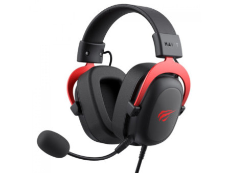 Headset Gamer Havit, 3.5mm, Drivers de 53mm, Múltiplas Plataformas, Black/Red, HV-H2002D